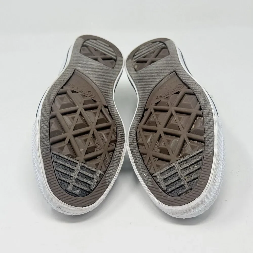 Converse All Star Shoes Womens 6 Black Canvas Low Top Sneakers Chucks Grunge